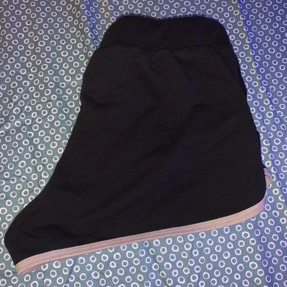Black Loungewear Shorts